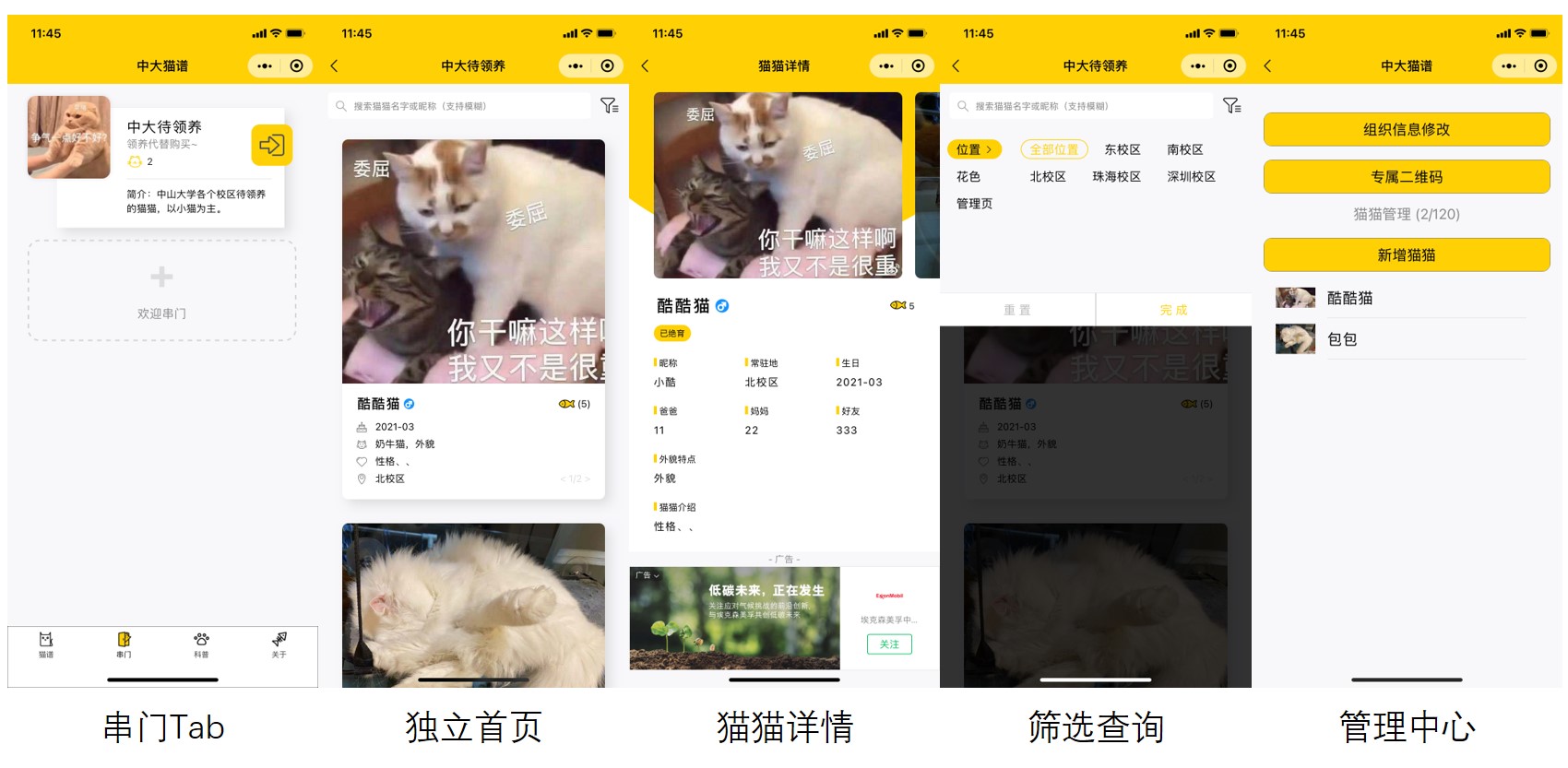 图片[2]-校园流浪猫信息记录和分享的小程序源码-鼎信网